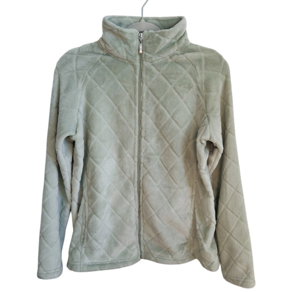 Jason Maxwell Jacket Womens S Full Zip Soft & Fuzzy Polka Dot with Plush Texture - Picture 1 of 6